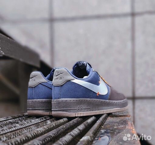 Кожаные кроссовки Nike air force 1