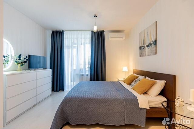 

1-к. квартира, 45 м², 3 кровати