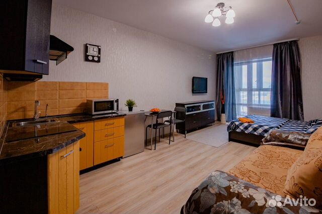 

Квартира-студия, 35 м², 2 кровати