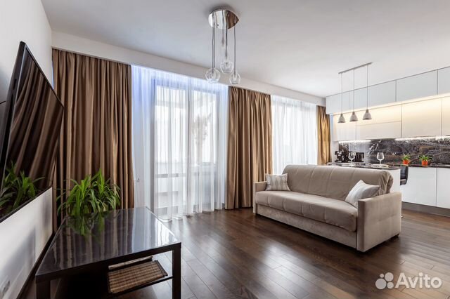 

1-к. квартира, 45 м², 3 кровати