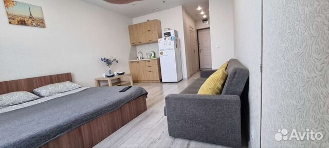 

Квартира-студия, 29 м², 2 кровати
