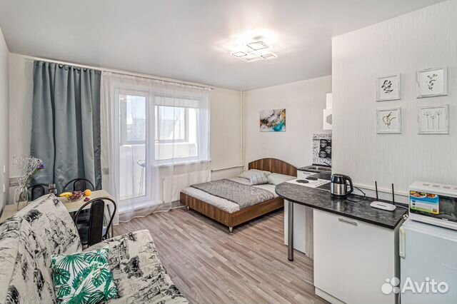 

Квартира-студия, 27 м², 2 кровати