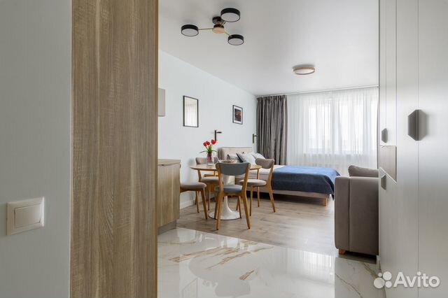 

Квартира-студия, 34 м², 1 кровать