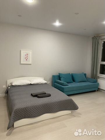

Квартира-студия, 35 м², 2 кровати