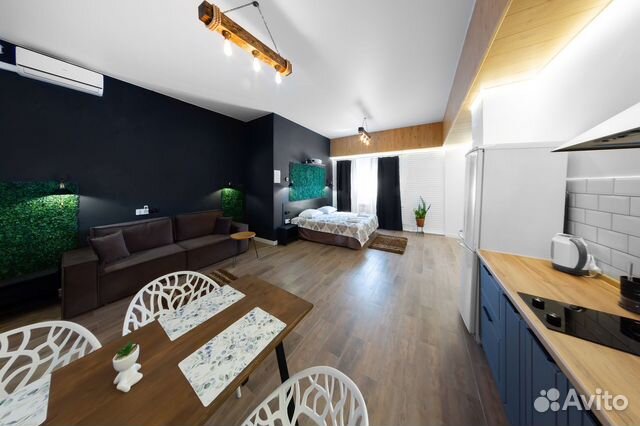 

Квартира-студия, 45 м², 2 кровати