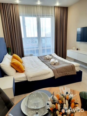 

Квартира-студия, 32 м², 1 кровать