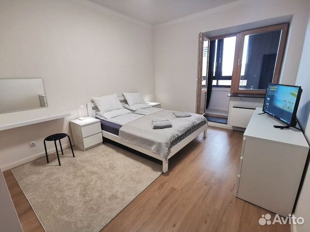 

1-к. квартира, 56 м², 2 кровати