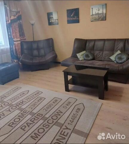 

1-к. квартира, 40 м², 2 кровати