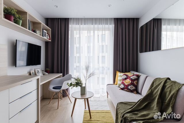

Квартира-студия, 21 м², 1 кровать