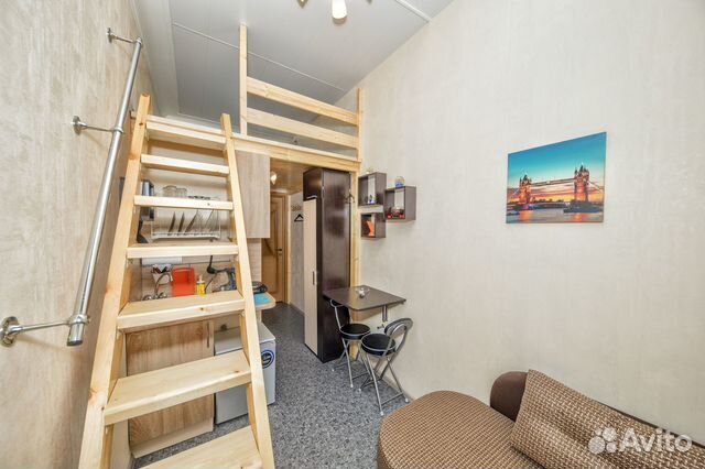 

Квартира-студия, 10 м², 2 кровати