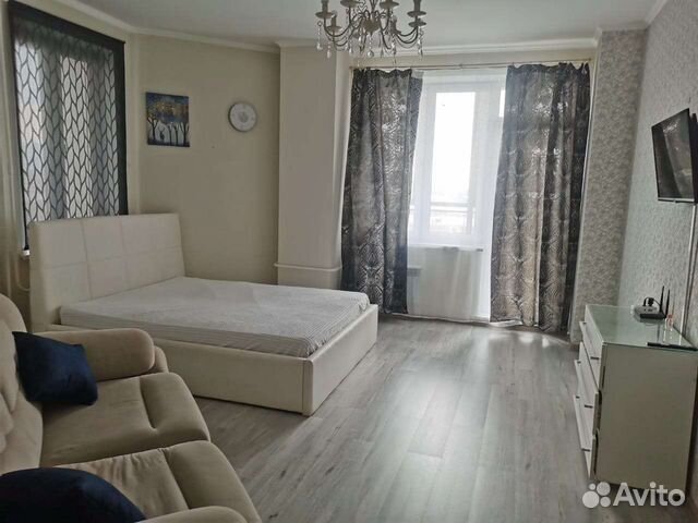 

1-к. квартира, 42 м², 2 кровати