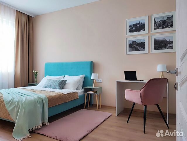 

2-к. квартира, 59 м², 2 кровати