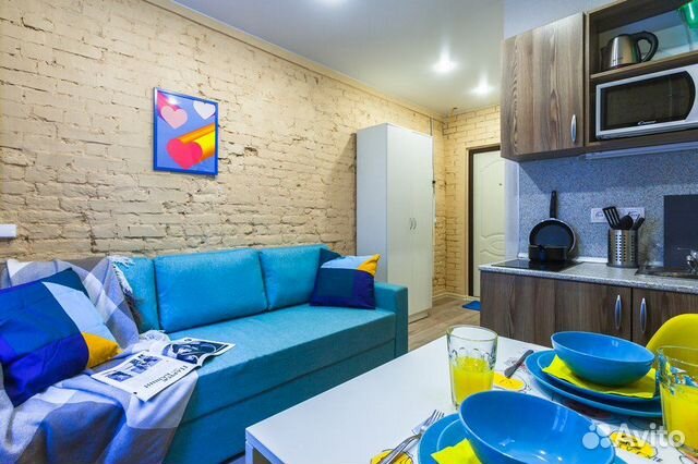 

Квартира-студия, 14 м², 1 кровать