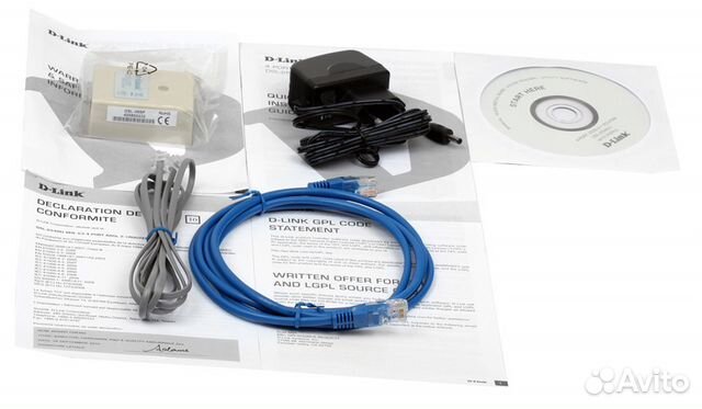 Маршрутизатор D-Link DSL-2540U/BRU/C