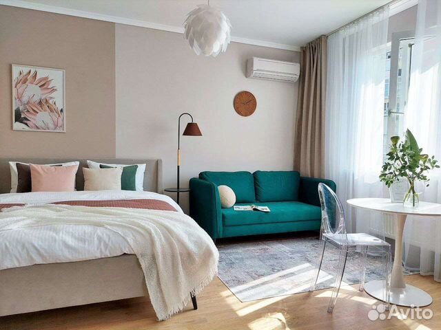 

Квартира-студия, 33 м², 2 кровати