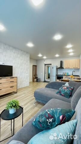 

1-к. квартира, 42 м², 2 кровати
