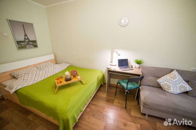 

1-к. квартира, 30 м², 2 кровати