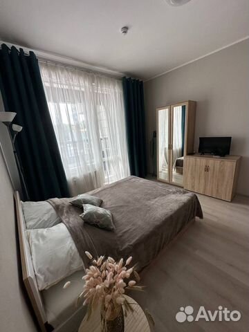 

Квартира-студия, 25 м², 2 кровати