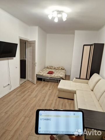 

1-к. квартира, 40 м², 2 кровати