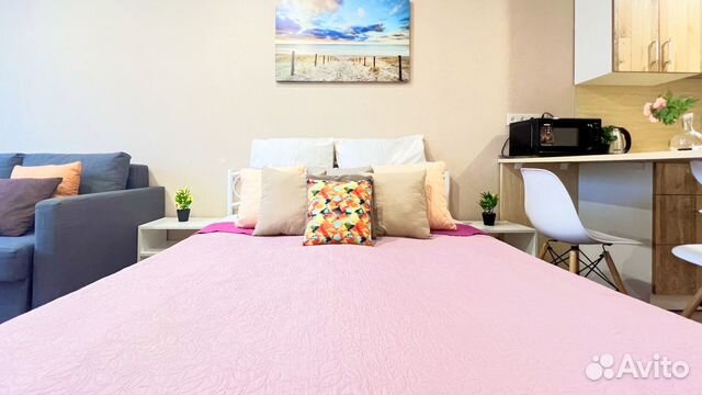 

Квартира-студия, 28,4 м², 2 кровати
