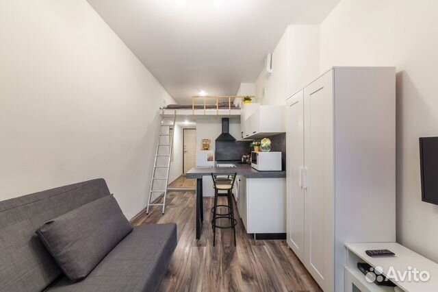 

Квартира-студия, 15 м², 2 кровати