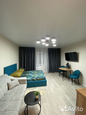 

Квартира-студия, 34 м², 2 кровати