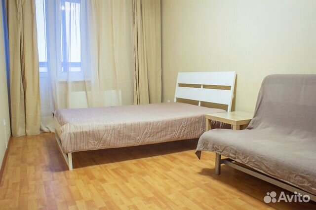 

1-к. квартира, 39 м², 2 кровати