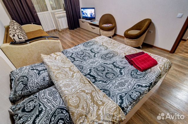 

1-к. квартира, 42 м², 2 кровати