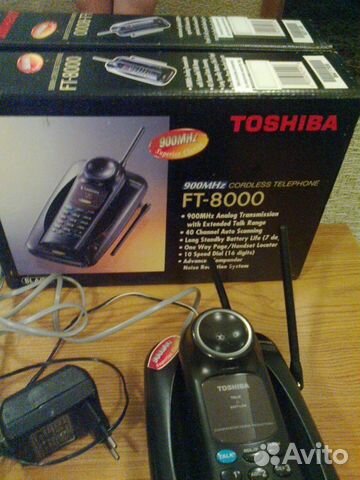Радиотелефон 900 MHz Toshiba FT-8000