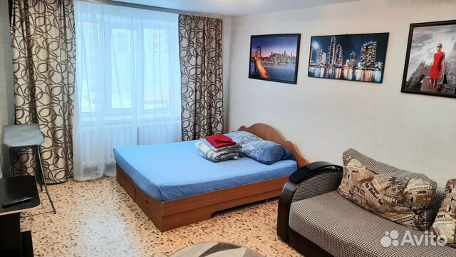 

1-к. квартира, 40 м², 2 кровати