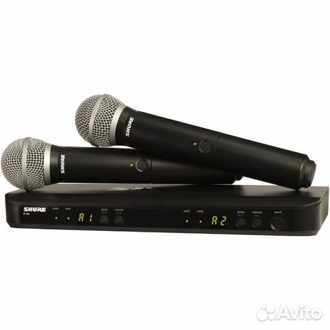 Shure BLX288E/PG58 двойная вокальная радиосистема