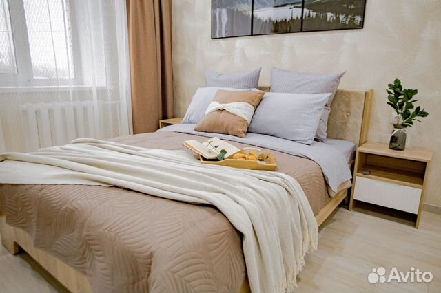 

1-к. квартира, 40 м², 2 кровати