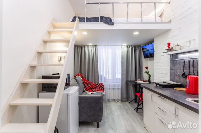 

Квартира-студия, 15 м², 2 кровати