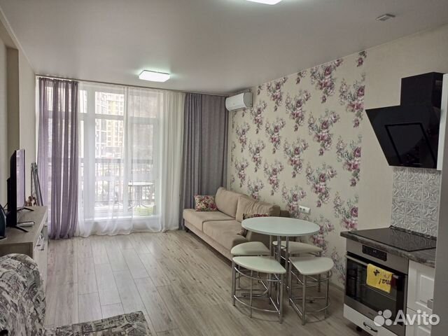 

Квартира-студия, 33 м², 2 кровати