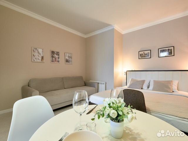 

Квартира-студия, 32 м², 2 кровати