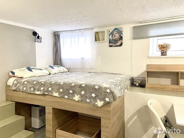 

Квартира-студия, 15 м², 2 кровати