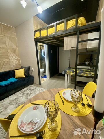 

Квартира-студия, 14 м², 2 кровати