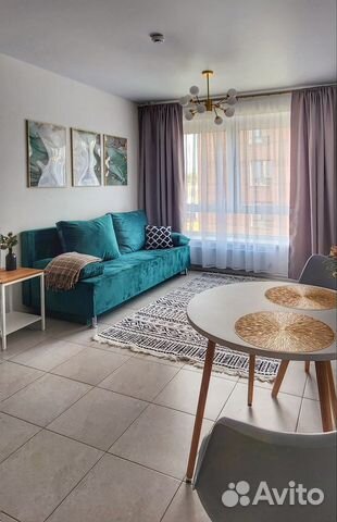 

1-к. квартира, 42 м², 3 кровати