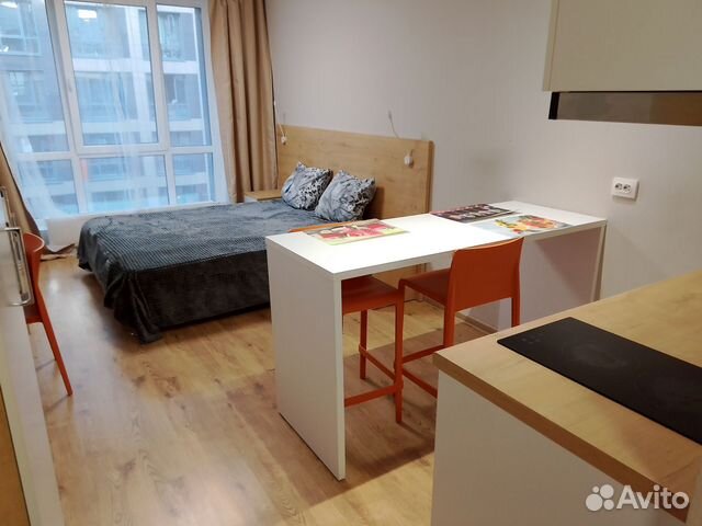 

Квартира-студия, 28 м², 1 кровать