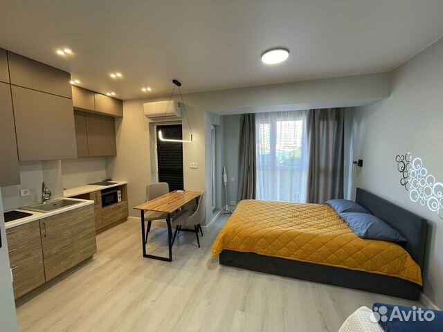 

Квартира-студия, 30 м², 2 кровати
