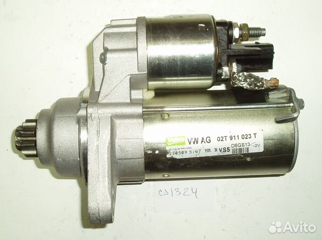 Стартер audi A3 skoda Octavia D6GS13 02T911023T