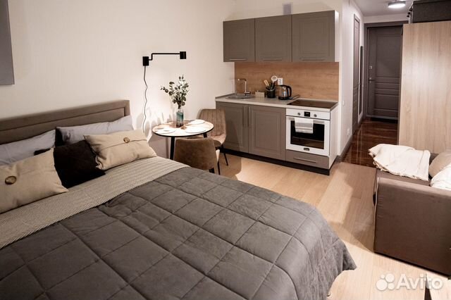 

Квартира-студия, 25 м², 2 кровати