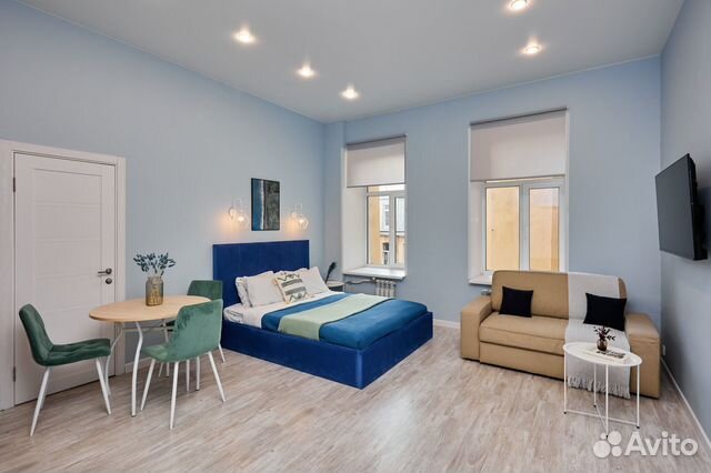 

Квартира-студия, 25 м², 2 кровати