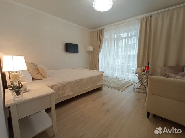 

1-к. квартира, 46 м², 2 кровати