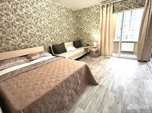 

Квартира-студия, 36 м², 2 кровати