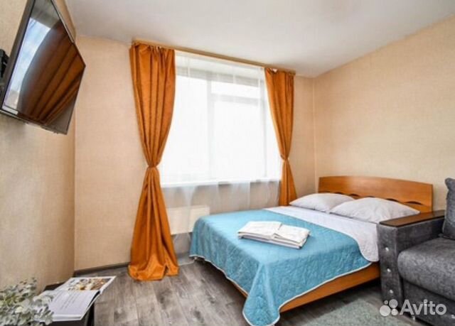 

1-к. квартира, 45 м², 3 кровати