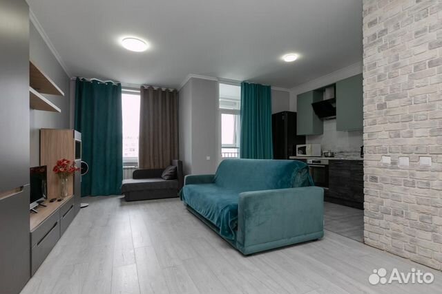 

Квартира-студия, 35 м², 2 кровати