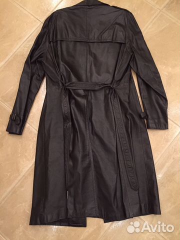 Плащ-пальто кожаный Плащ-пальто кожаный