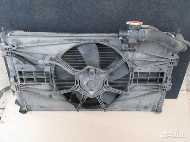 Вентилятор в сборе с радиаторами лансер 10