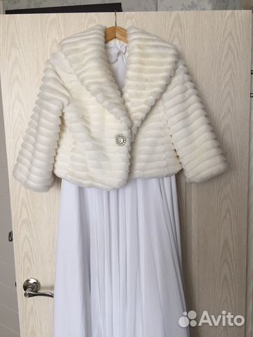 Платье свадебное с шубкой Платье свадебное с шубкой